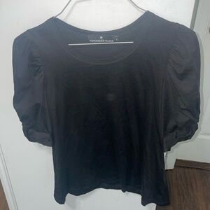 POMANDER PLACE Vesty Puff Short Sleeve Crewneck